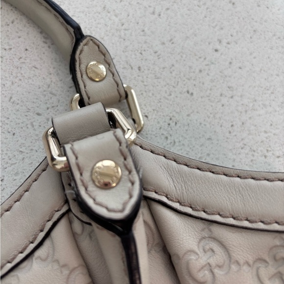 Auth GUCCI Tote Leather Guccissima Handbag 211944 F/S 520981 amazing condition - Picture 9 of 10